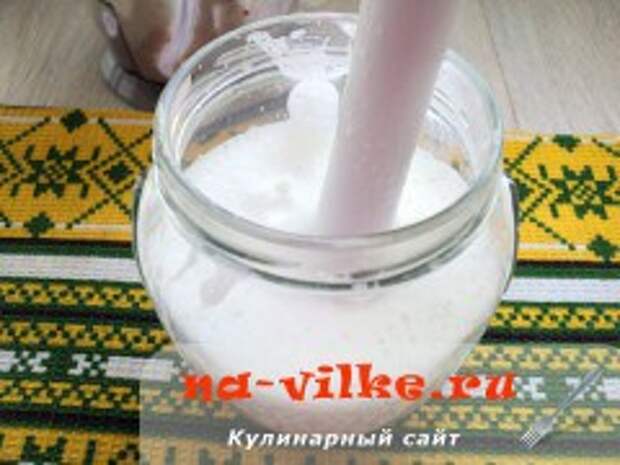 Молочно-малиновый коктейль