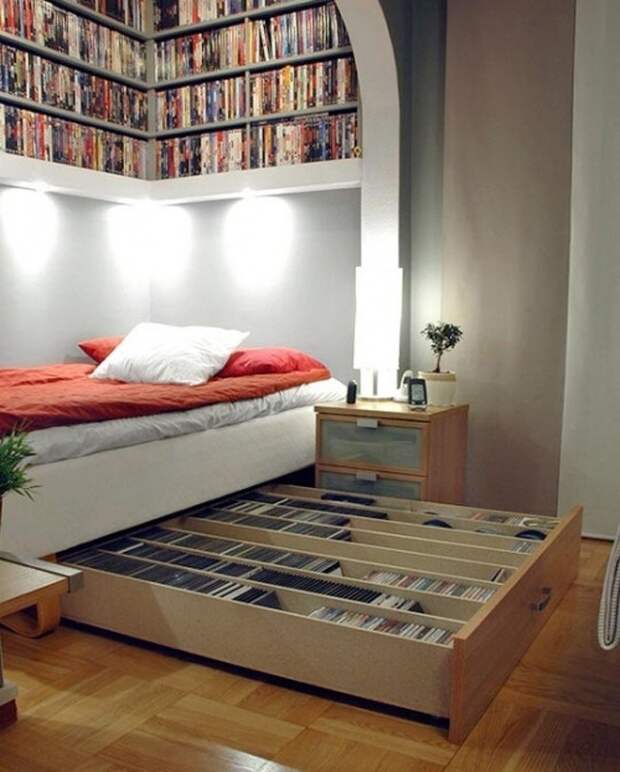 Книжный шкаф, который скрывает потайную комнату 2