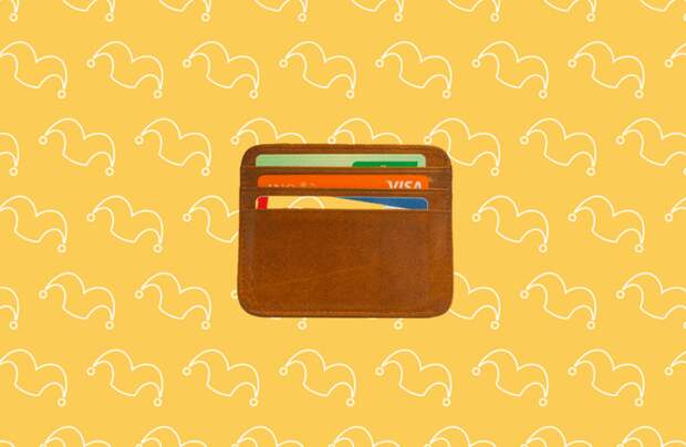 A small wallet showing it holding three credit cards