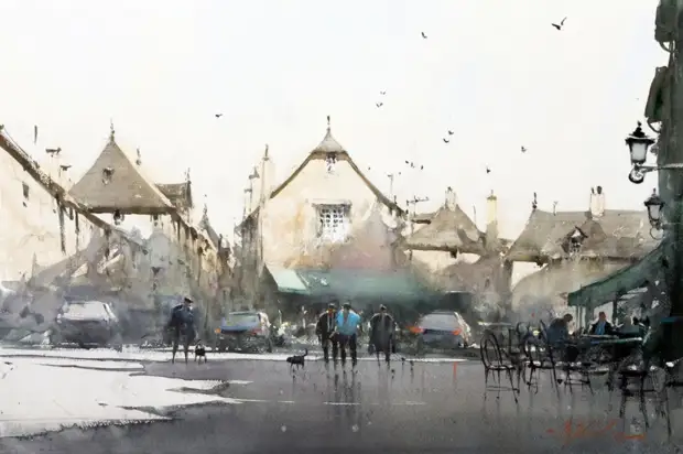 26 современных шедевров акварели