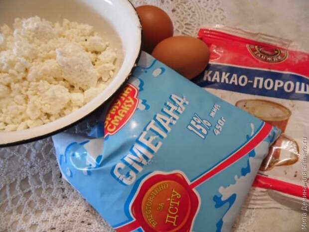 Кекс с творогом