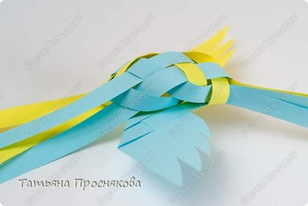 Мастер-класс Поделка изделие Плетение Плетёные птички Бумага фото 20