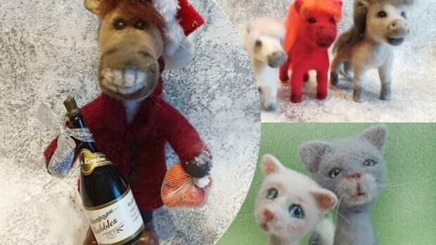 Сибирячка из Искитима создает уникальные игрушки из шерсти, даруя радость покупателям