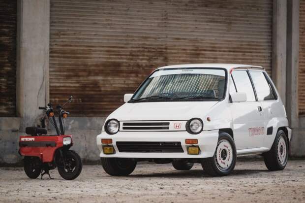 Honda City Turbo II со скутером Motocompo – Японский ответ вызовам большого города