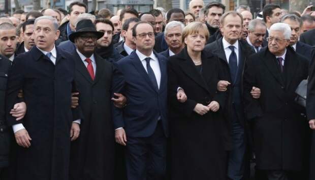 Новости: Совместное шествие политиков и народа в Париже оказалось фальшивкой