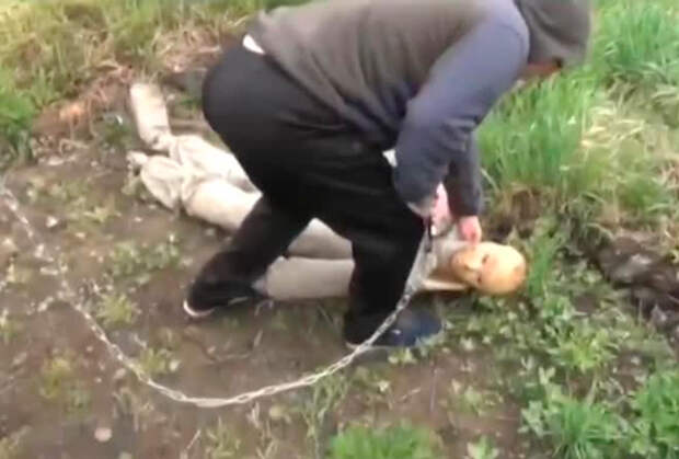 Павел Шувалов на следственном эксперименте