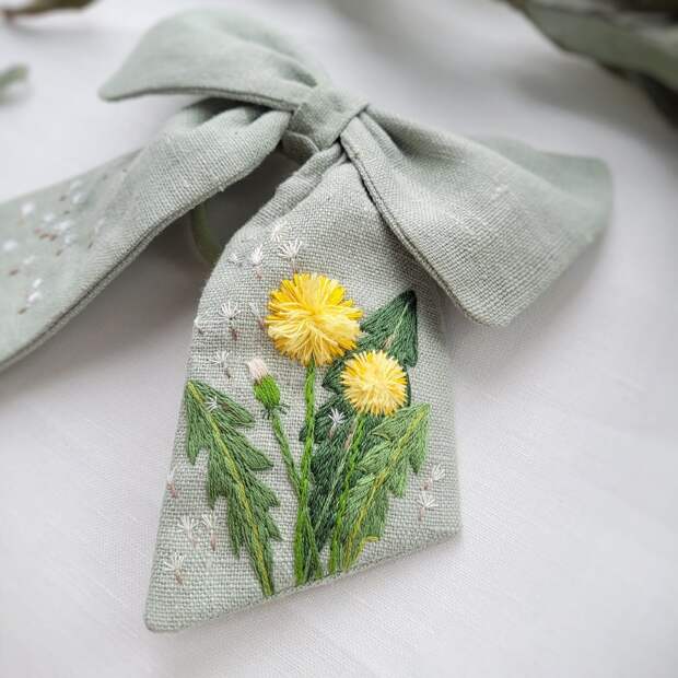Очаровательная миниатюрная вышивка от Ольги Жаровой