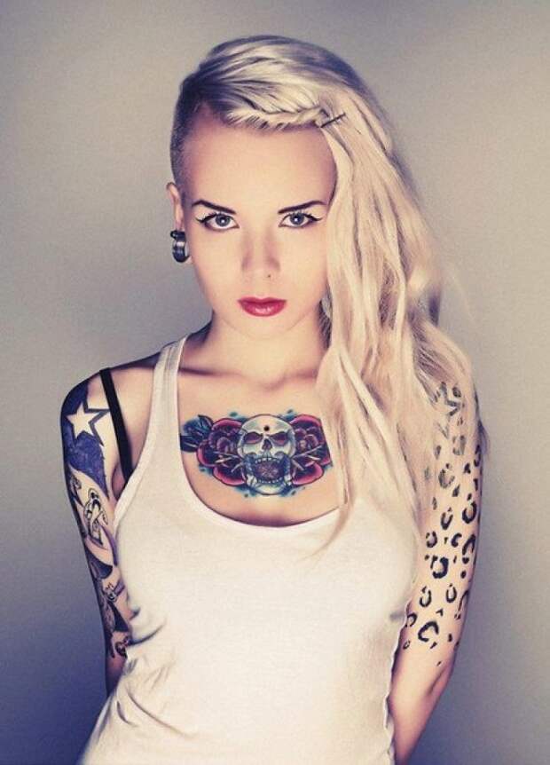 27 безумных татуировок на теле привлекательных девушек девушки, тату