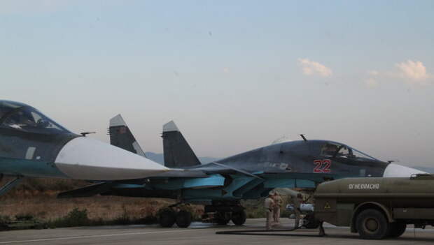 Российская боевая авиация на аэродроме Хмеймим в Сирии. Архивное фото