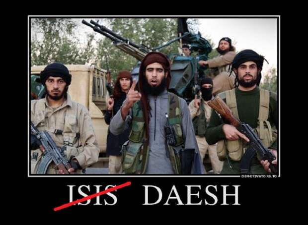 Daesh, not ISIS