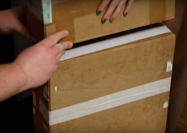 как сделать камин из картонных коробок