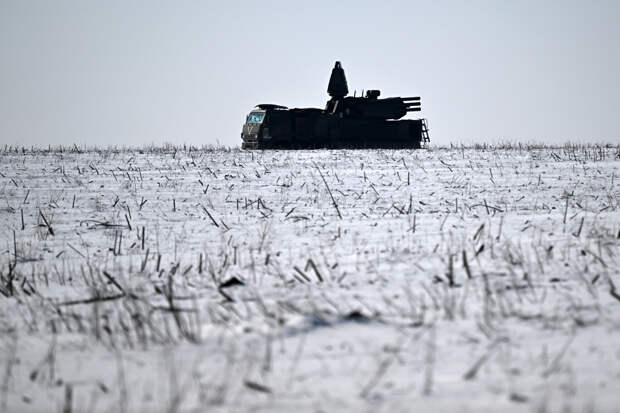 В зоне СВО отработали информационно-огневой контур ПВО