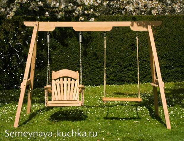 качели с креслом