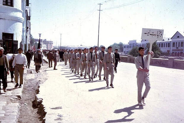 60. Марш афганистан, ретро, фотография