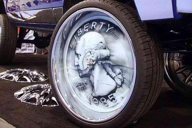 Самые необычные колеса на автомобилях диски, колеса, литые диски