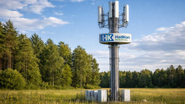 Вышка сотовой связи компании HadKon industries / Фото: создано в ChatGPT