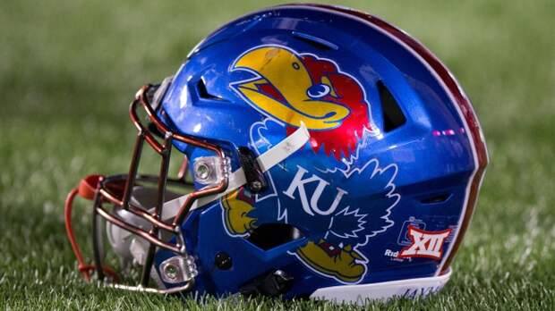 Kansas Jayhawks football helmet