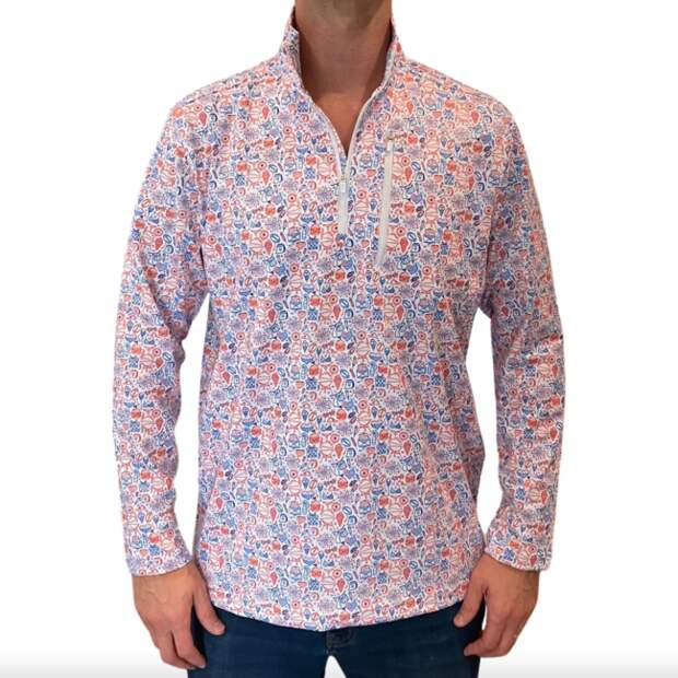 Tropical Bros BBQ America Quarter Zip