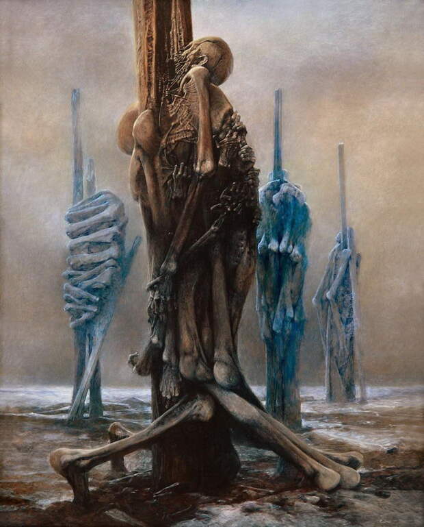Жуткие картины Zdzisław Beksiński Жуткие картины Zdzisław Beksiński