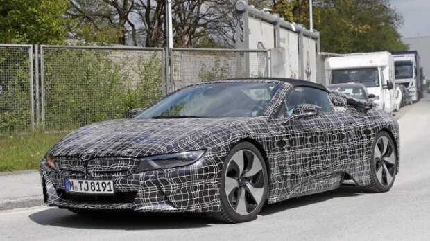 Совсем скоро на дорогах появится новый BMW i8 Spyder