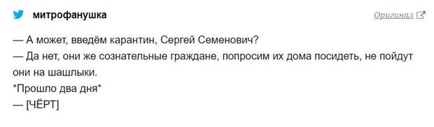 12 мемов про карантин в Москве и Собянина