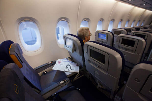 Полет на новом гигантском самолете Airbus A380