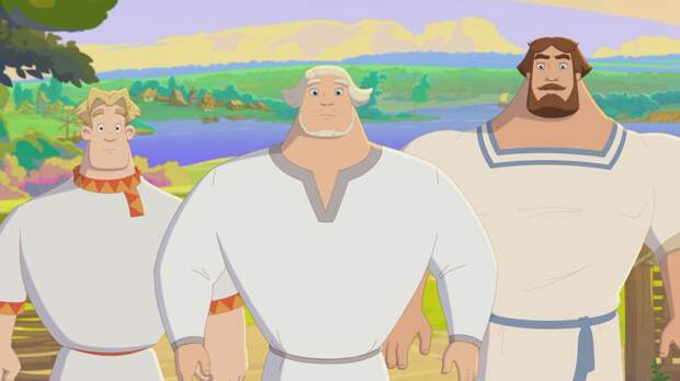 Впервые на телеэкранах — новые подвиги дружных богатырей