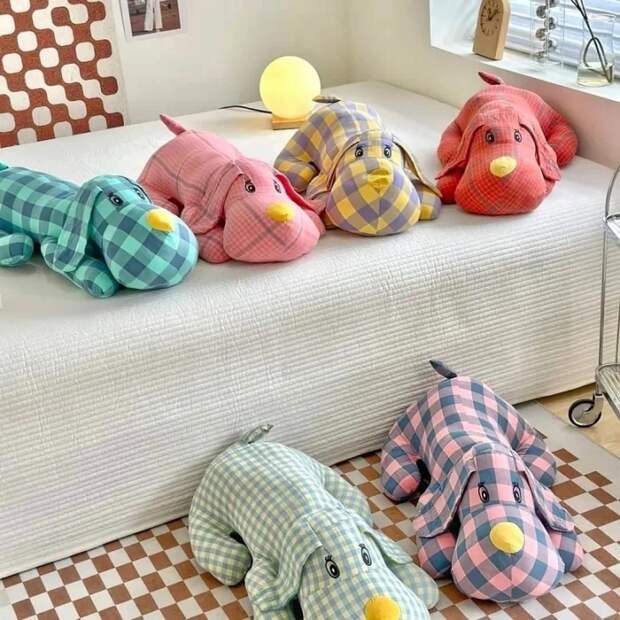 подушка собака мягкая игрушка в детскую комнату