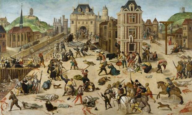 Резня в день Святого Варфоломея, Франсуа Дюбуа, ок. 1572-84 годов. \ Фото: assets.realclear.com.