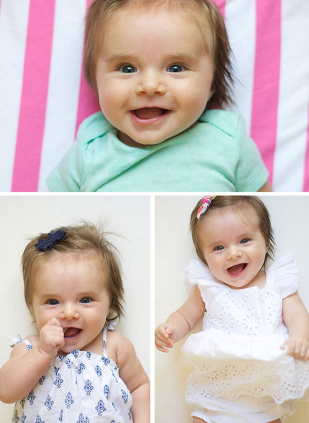 Little Miss Isla and her contagious smiling face