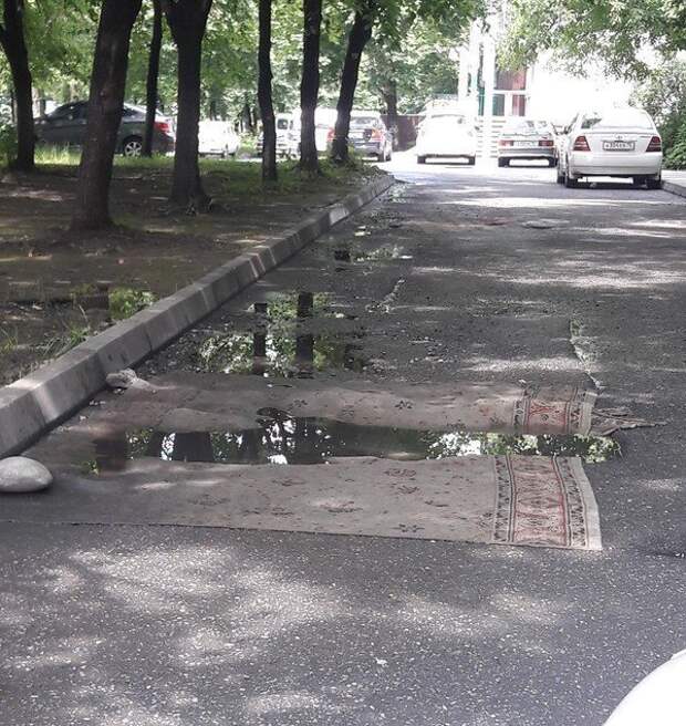 Хороший асфальт на дороге не валяется