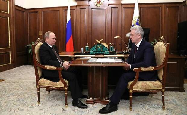 Владимир Путин и Сергей Собянин.  Фото: kremlin.ru