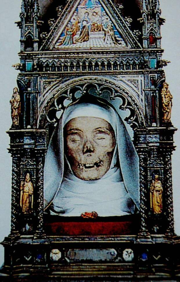 Голова святой Екатерины Сиенской интересное, исторические факты, мощи, святые, святыня, теперь вы знаете больше