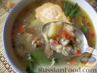 Фото к рецепту: Рассольник