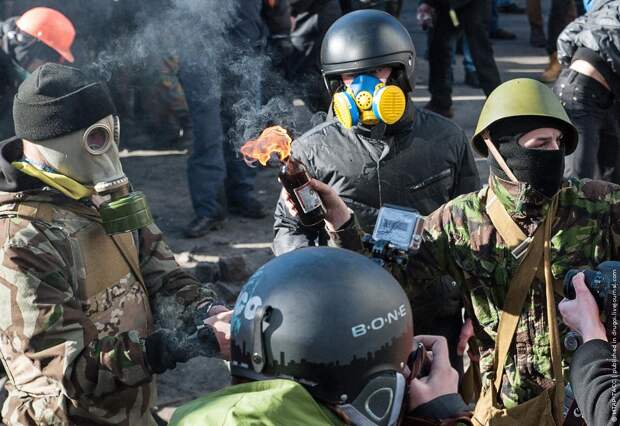 Киев в огне