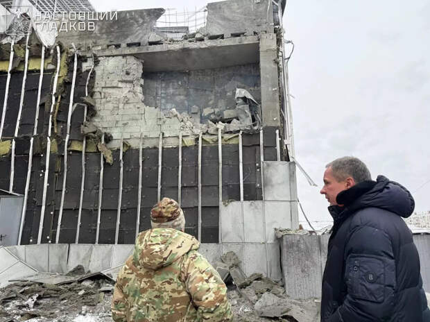 Из-за удара ВСУ по центру Белгорода пострадало два человека