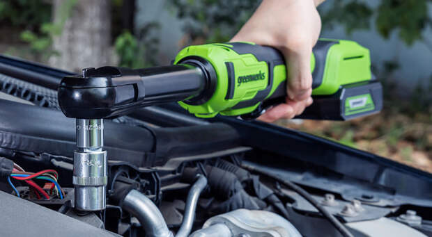 Гайковерт-трещотка Greenworks GD24RWX 3Гайковерт-трещотка Greenworks GD24RW