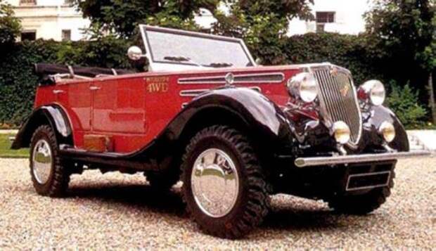 Ретро автомобили - Mitsubishi PX33 1933