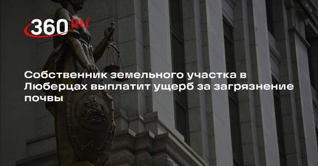 Собственник земельного участка в Люберцах выплатит ущерб за загрязнение почвы