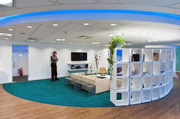 Необычный офис Philips – без определенного места работы