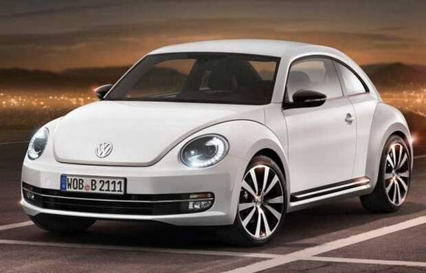 Автомобиль Volkswagen Beetle.