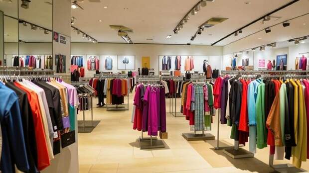 Магазин одежды / Изображение сгенерировано с помощью нейросети Kandinsky by Sber AI / amic.ru