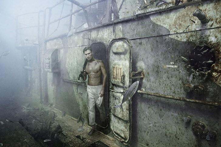 Жизнь на затонувшем корабле: подводный мир фотографа и дайвера Андреаса Франке