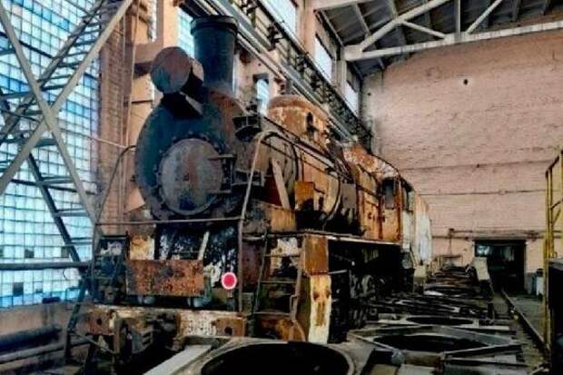 В Мичуринске восстанавливают ретропаровоз 1955 года выпуска