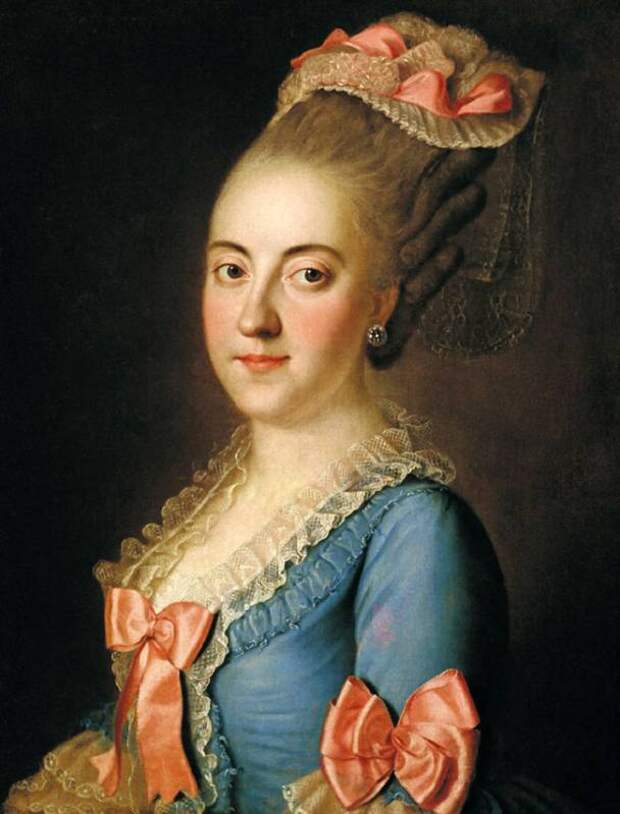 Саблуков - Портрет графини Л.Н. Кушелевой. 1770-е