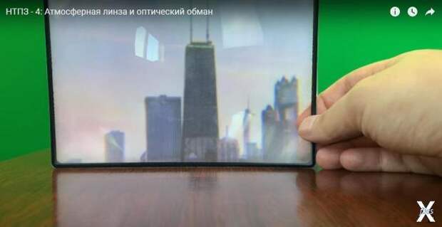 Далёкие здания как будто скрываются з...