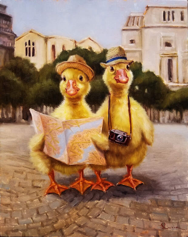 Туристы. Автор: Lucia Heffernan.