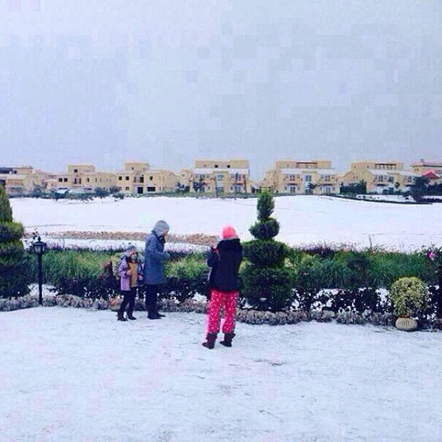 Заснеженный Каир