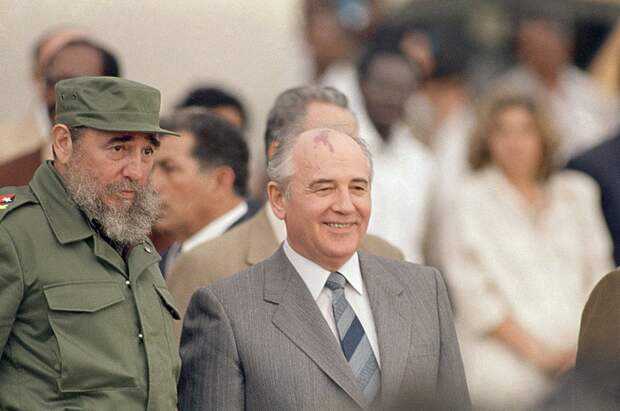 Визит Горбачева на Кубу 
