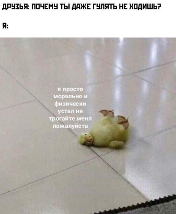Когда очень устал